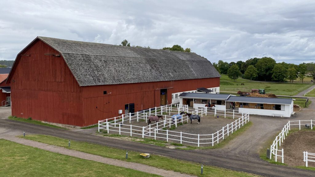 röda stallet på Smedby Gård